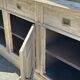Raw oak dresser cabinet