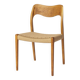 Niels Otto Møller Chair Model 71 – Danish Oak, New Papercord, 1960s