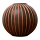 Vase en poterie Wormser Terra-Sigillata, Allemagne années 1960