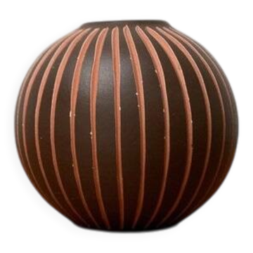Wormser Terra-Sigillata pottery vase from Germany, mid-century, 1960s.