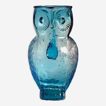 Pitcher vintage blue owl