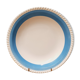 Serving dish Badonviller azure blue