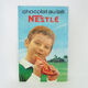 Ancienne affiche cartonnée double face Chocolat au lait Nestlé. Année 60