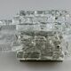 60s 70s wall lamp J.T. Kalmar Austria Ice Glass Wall Sconce Space Age