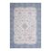 1970s Turkish Oushak Handmade Wool Cotton Blue Beige Area Rug 230x325
