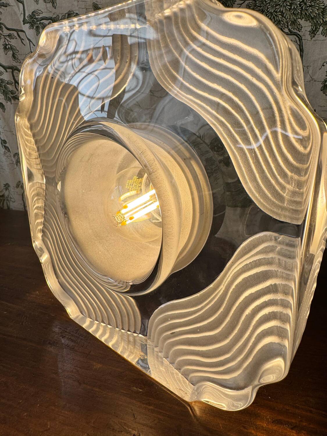 Lampe de table vintage “Daum France” – Années 70