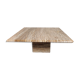 Vintage Italian travertine coffee table, 70s