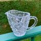Hand-cut crystal cream jug - Vintage charm