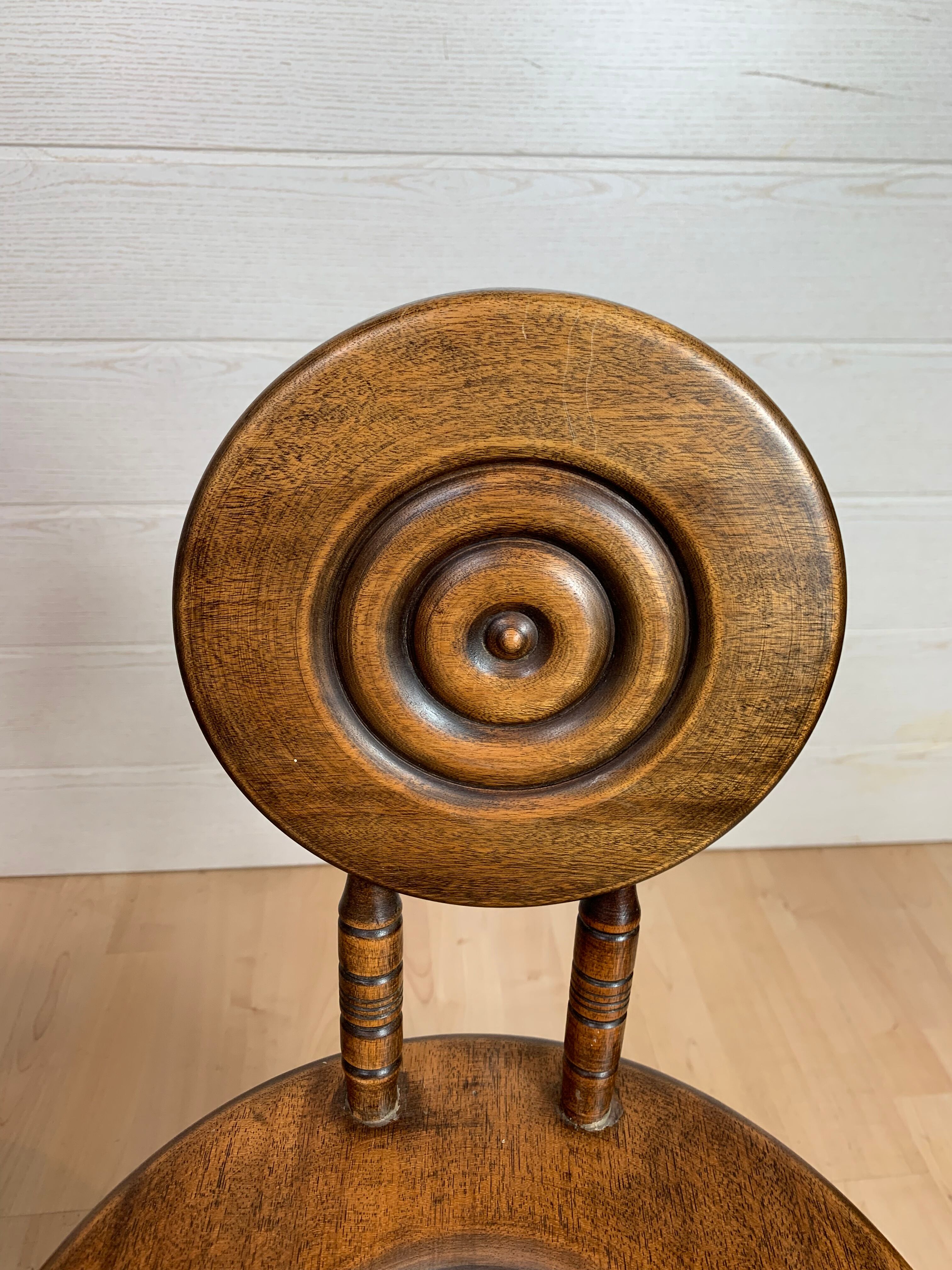 Pair of small Breton style chairs