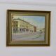 Peinture à l'huile sur toile suédoise du milieu du siècle « Göteborg »