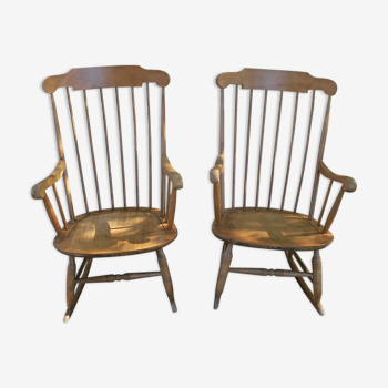 Paire de rocking-chairs