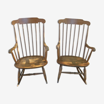 Rocking chair pair
