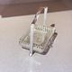 Antique Butter Dish & Knife, Silver Crystal Butter Dish Decorative Table Ware
