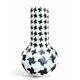 2 x Pied de poule vases / 1980s