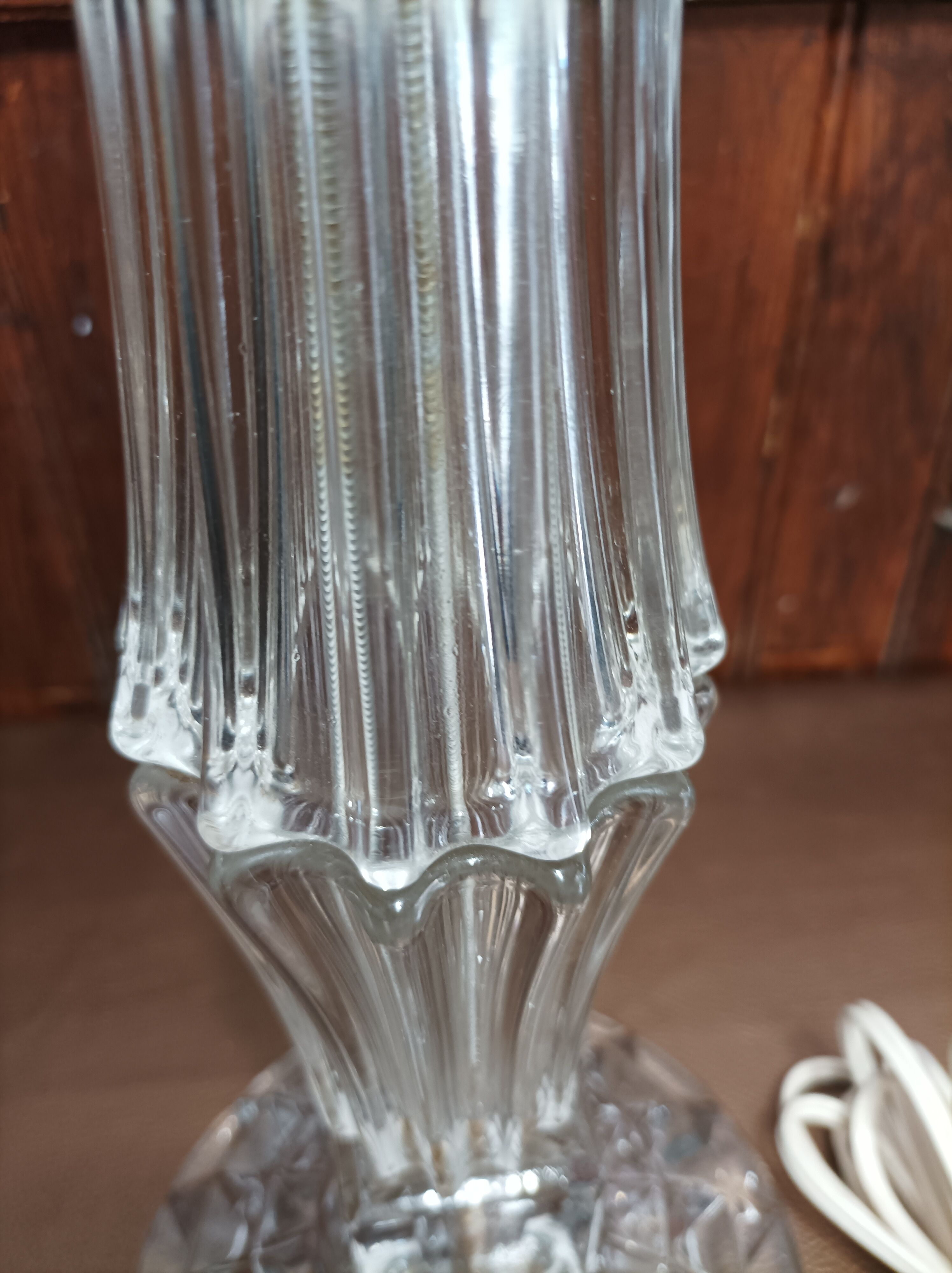 30 cm crystal lamp base