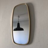 Mirror 46 x 24 cm vintage 1960