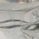 Large vintage 70s glass vase, Italian work