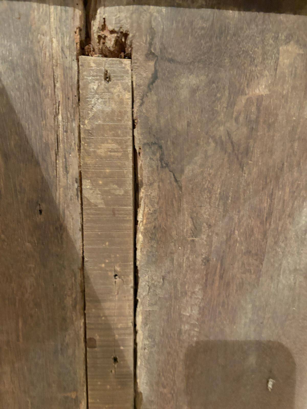 Table basse plateau porte indienne en bois teck