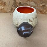 Ancien pot bruno dose poterie du breuil forme champignon