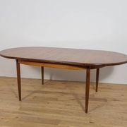 Mid-Century Oval Teak Extending Dining Table from G-Plan, United Kingdom, 1960s