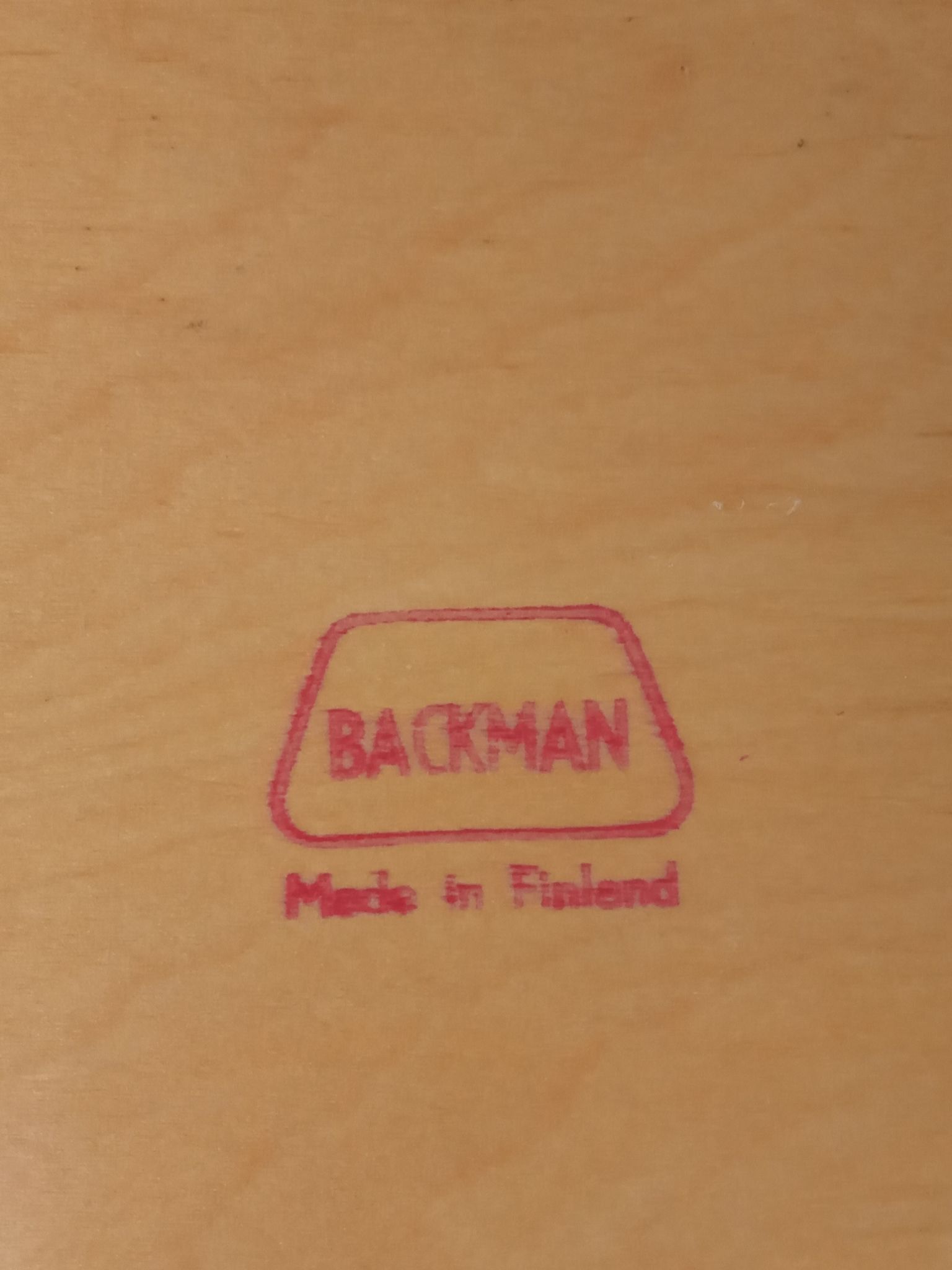 Scandinavian wooden tray Backman Finland