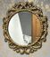 Vintage Round Wall Mirror Ornate Gold Rococo – Elegant 20th Century Piece
