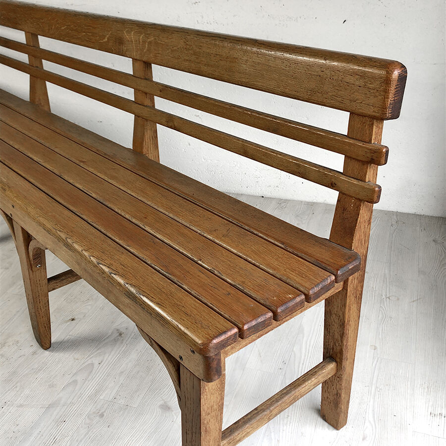 Vintage bench 50's Solid Wood