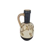 Fratelli Fanciullacci | Sgraffito | ear vase | gilded leaves | 1970s