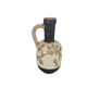 Fratelli Fanciullacci | Sgraffito | ear vase | gilded leaves | 1970s