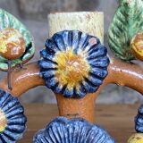 Aurelio FLORES, tree of life shaped candlestick