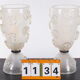 Design set of blown Murano glass table lamps by Barovier & Toso, 1950s