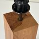 Lampe en pin vintage design années 70 80
