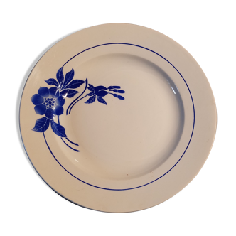 Porcelain dish Digoin Sarreguemine model Flora
