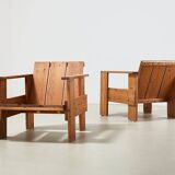 Pair of Crate Chairs 1970s