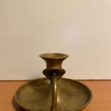 Brass cave rat bougeoir