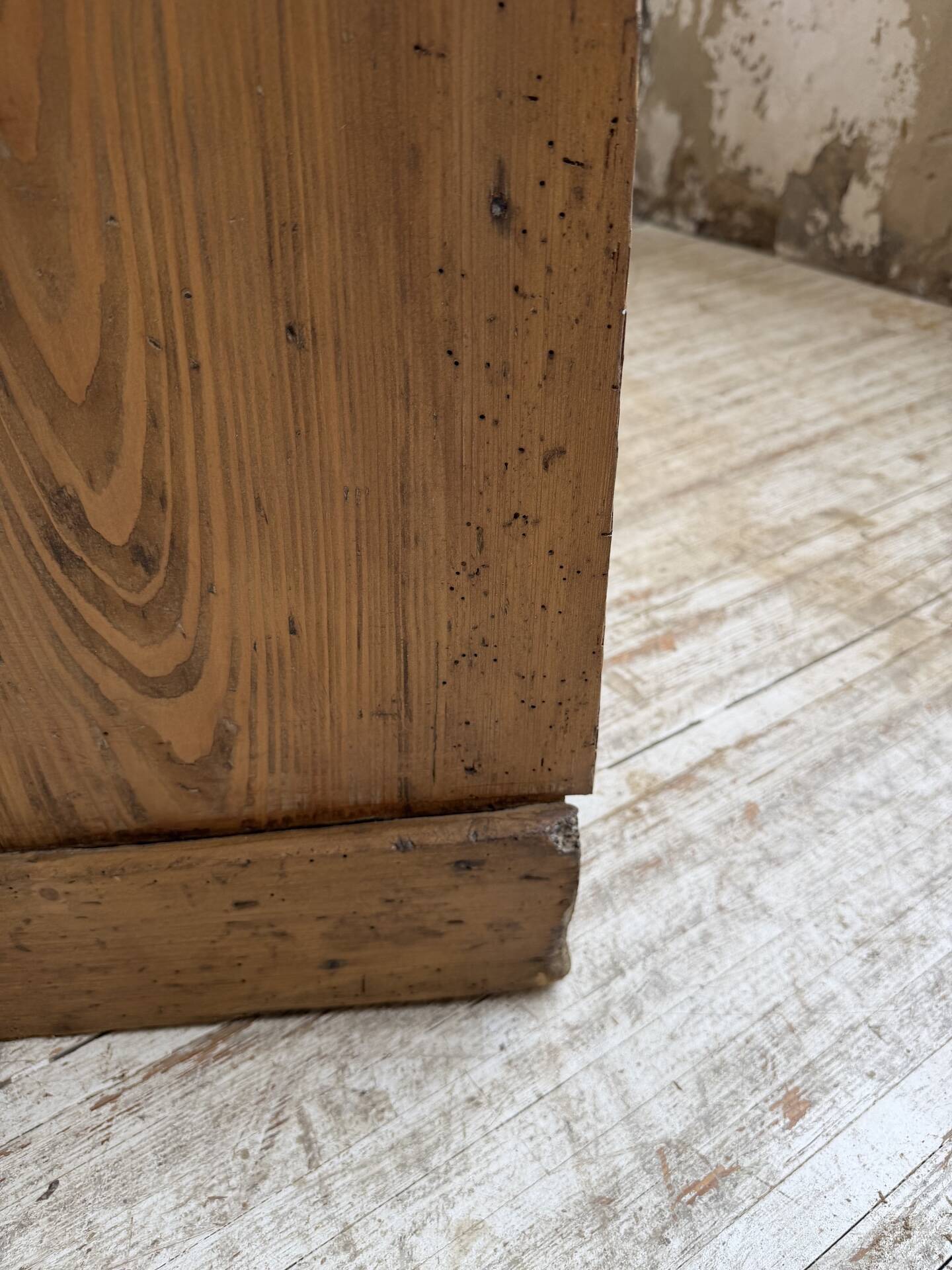 1950s pine workshop furniture 175cm