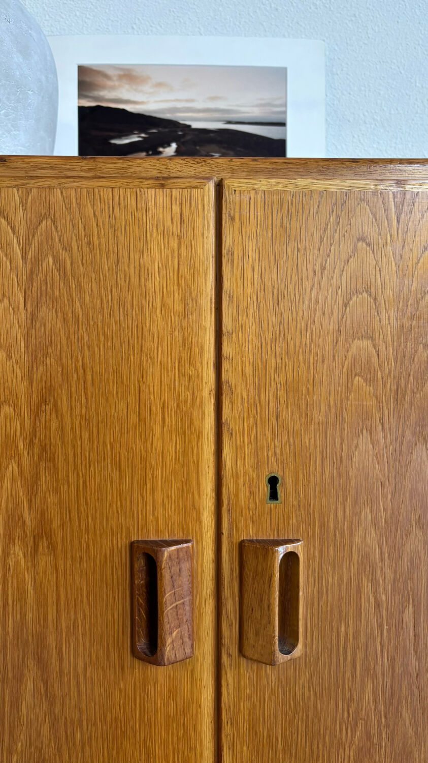Vintage Danish cabinet oak