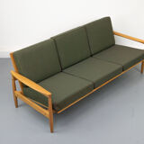 Vintage "Kolding" Sofa in Oak by Erik Wørtz for Ikea, 1960s