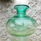 Contemporary glass signed Chris Thornton design Vase