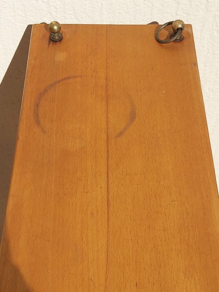 Vintage bamboo wood shelf