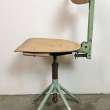 Green Industrial Workshop Chair, 1950s
