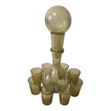 Biot carafe and glasses
