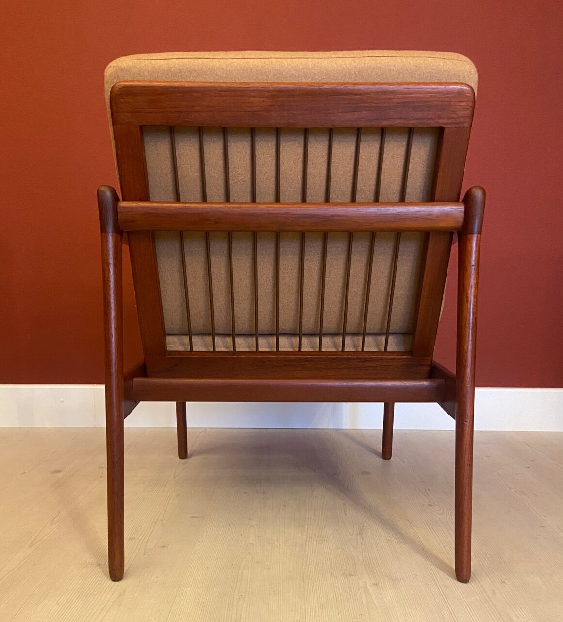 Norwegian teak lounge chair by Fredrik Kayser for Vatne, 1960s