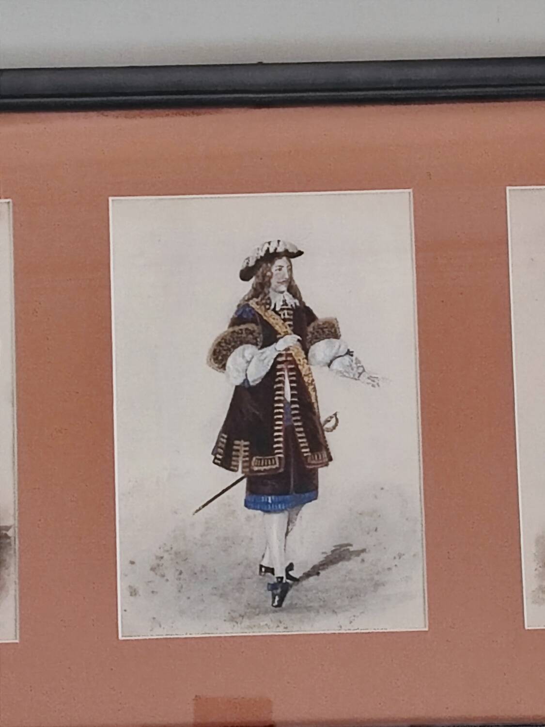 Fashion sketch triptych