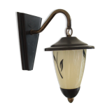 Small vintage lantern wall lamp 60s