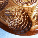 Sarreguemines oyster plates, Christmas plates, seafood plates.