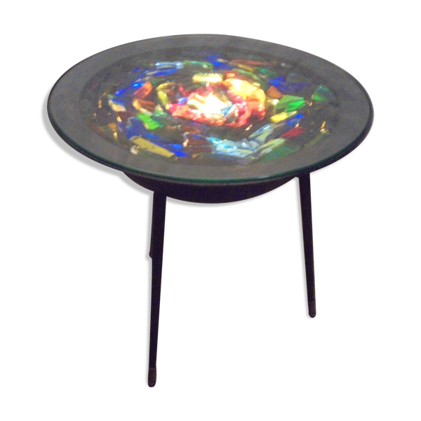 Table lumineuse des années 50