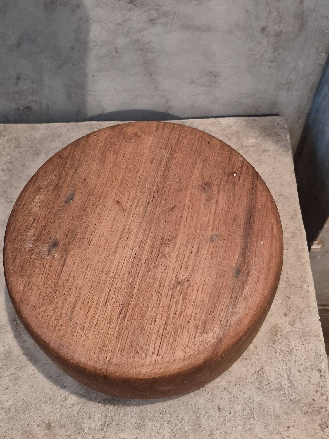 Coupe à fruits, saladier en teck