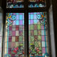 Window doors stained glass