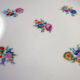 3 old saucers breakfast set porcelain limoges manufacture georges boyer xxth